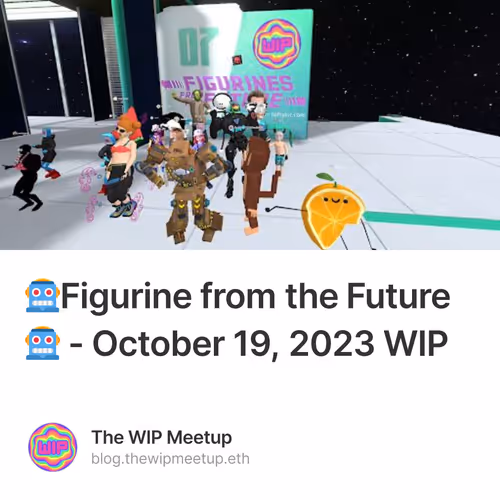 🤖Figurine from the Future 🤖 - October 19, 2023 WIP