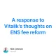 A response to Vitaliks thoughts on ENS fee reform