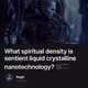 What spiritual density is sentient liquid crystalline nanotechnology? ⚫️🔚