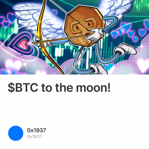 $BTC to the moon!