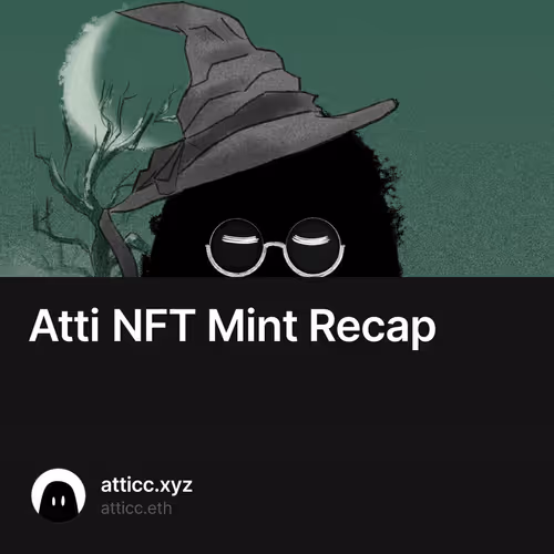 Atti NFT Mint Recap