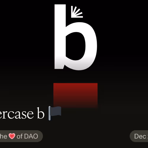 lowercase b 🏴