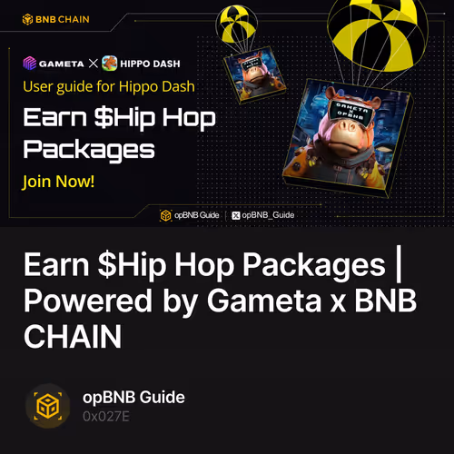 Earn $Hip Hop Packages | Powered by Gameta x BNB CHAIN