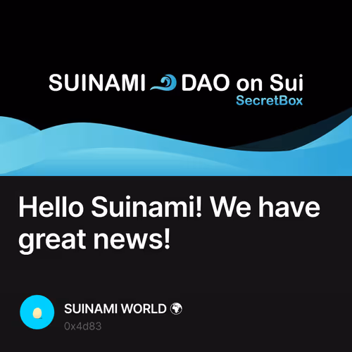 Hello Suinami! We have great news!