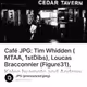 Café JPG: Tim Whidden (MTAA, 1stDibs), Loucas Bracconnier (Figure31), Kalen Iwamoto and An