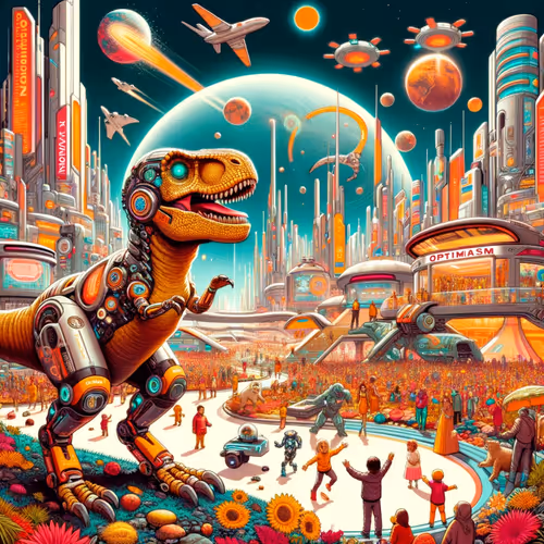 Optimistic Mars: The Cyborg Dinotopia