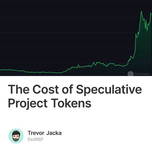 The Cost of Speculative Project Tokens