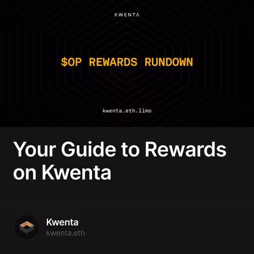 Your Guide to Rewards on Kwenta