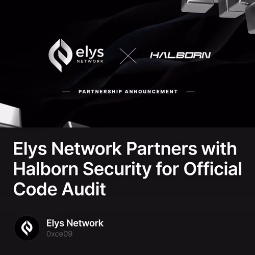 Elys Network Partners with Halborn Security for Official Code Audit