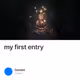 my first entry
