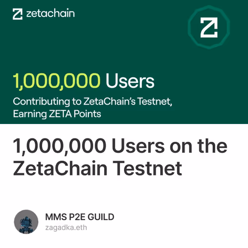 1,000,000 Users on the ZetaChain Testnet