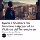 Ayuda a Speakers Sin Fronteras a Apoyar a Las Víctimas del Terremoto en Turquía y Siria