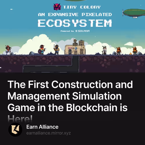 The First Construction and Management Simulation Game in the Blockchain is Here!