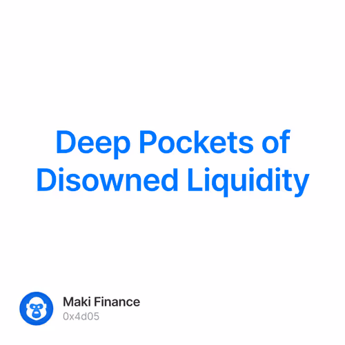 Deep Pockets of Disowned Liquidity