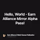 Hello, World - Earn Alliance Mirror Alpha Pass!