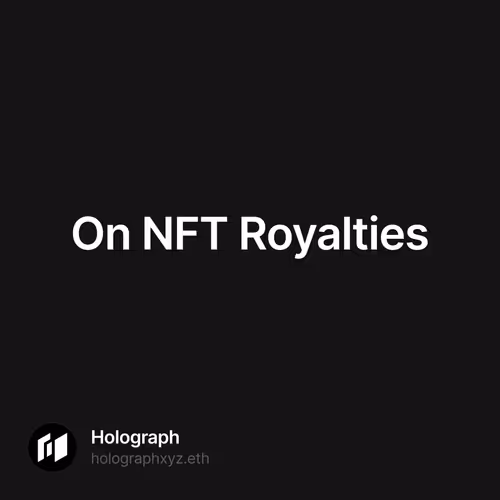 On NFT Royalties
