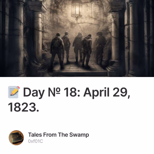 📝 Day № 18: April 29, 1823.