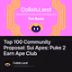 Top 100 Community Proposal: Sui Apes: Puke 2 Earn Ape Club