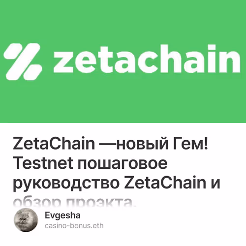 ZetaChain —новый Гем! Testnet пошаговое руководство ZetaChain и обзор проэкта.
