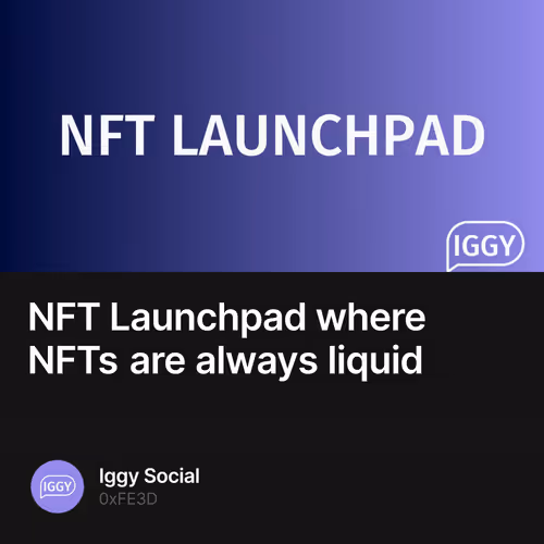 NFT Launchpad where NFTs are always liquid
