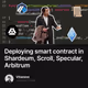 Deploying smart contract in Shardeum, Scroll, Specular, Arbitrum