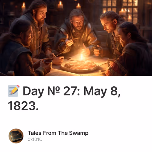 📝 Day № 27: May 8, 1823.