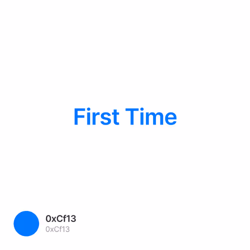 First Time