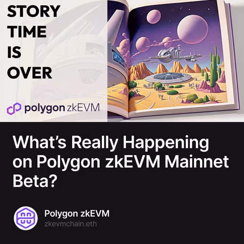 What’s Really Happening on Polygon zkEVM Mainnet Beta?