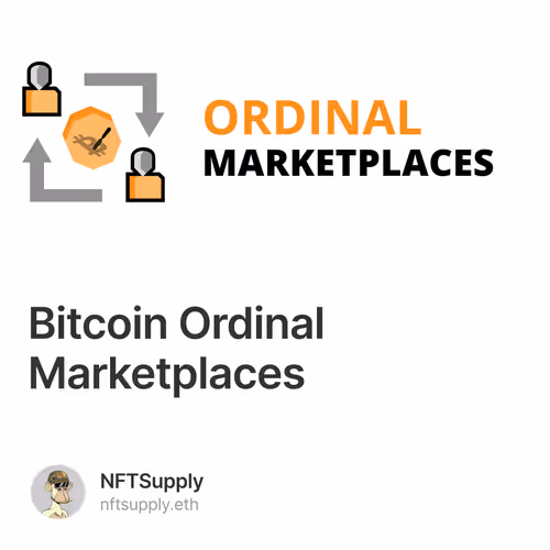Bitcoin Ordinal Marketplaces