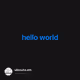 hello world