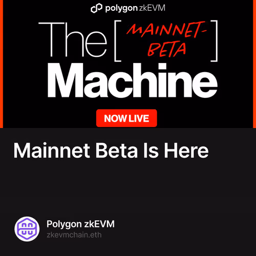 Mainnet Beta Is Here