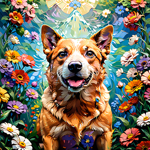 Vibrant Canine Elegy
