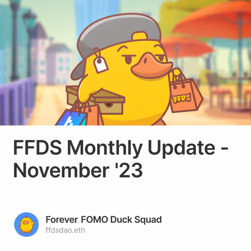 FFDS Monthly Update - November '23