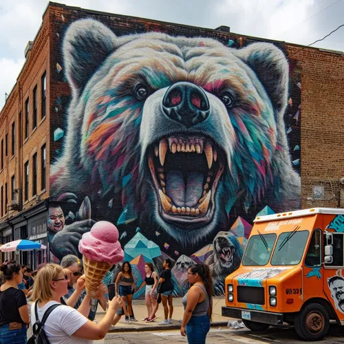 Angry bear