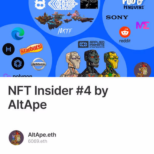 NFT Insider #4 by AltApe
