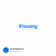 Khuong