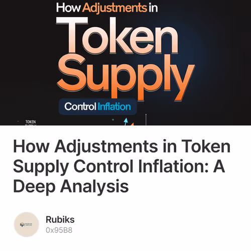 How Adjustments in Token Supply Control Inflation: A Deep Analysis