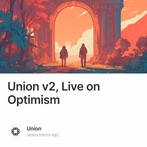 Union v2, Live on Optimism