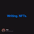 Writing. NFTs.