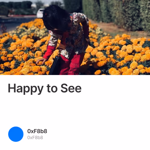 Happy to See