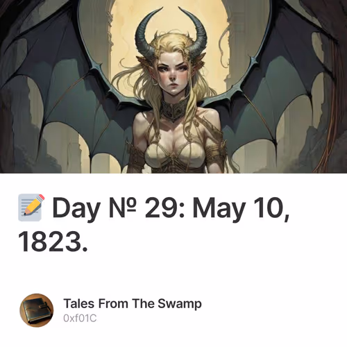 📝 Day № 29: May 10, 1823.