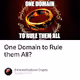 One Domain to Rule them All