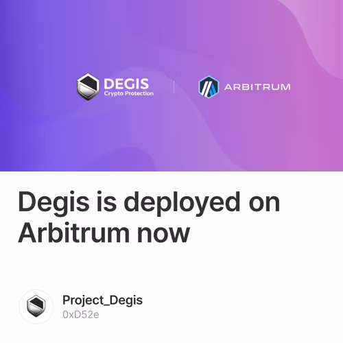 Degis is deployed on Arbitrum now