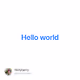 Hello world - 8MbHlyPWjz