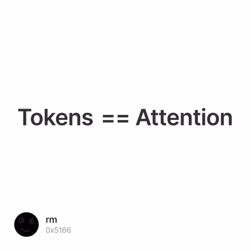 Tokens == Attention