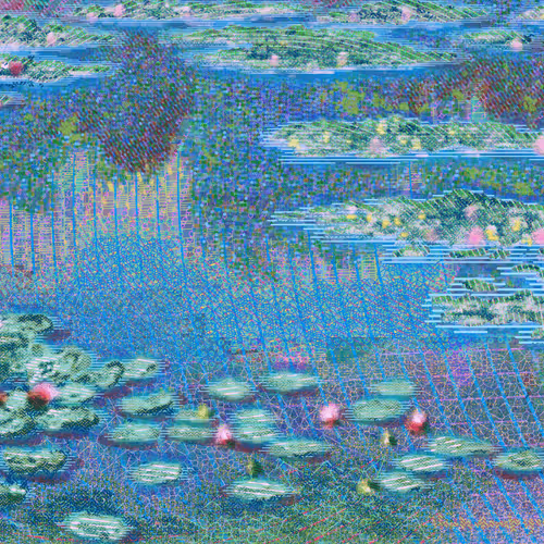 Remints of Water Lilies after Claude Monet