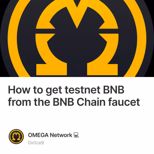 How to get testnet BNB from the BNB Chain faucet