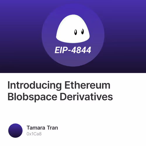 Introducing Ethereum Blobspace Derivatives