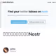 去中心化社交网络协议Nostr