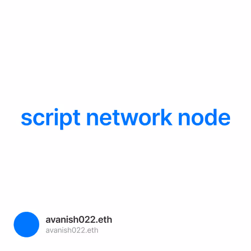 script network node